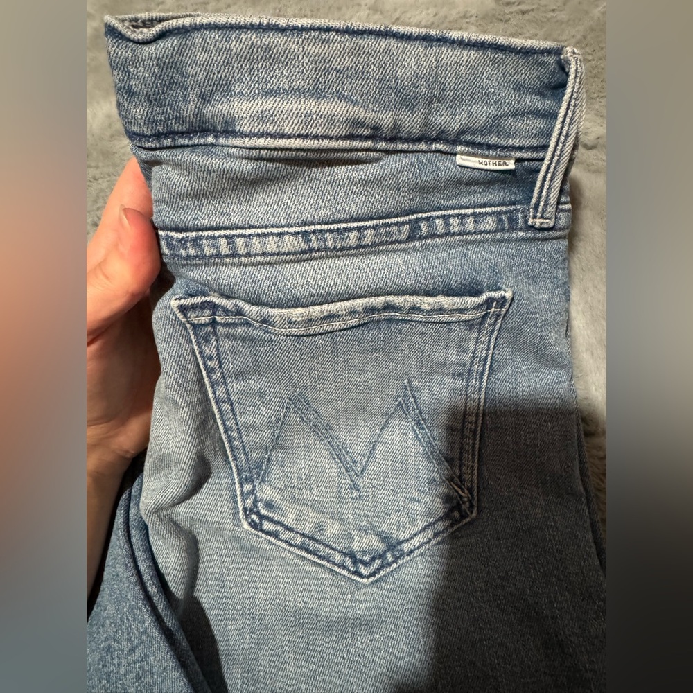 MOTHER The Rascal Skimp Women's Jeans - Light Blue - Picture 5 of 9